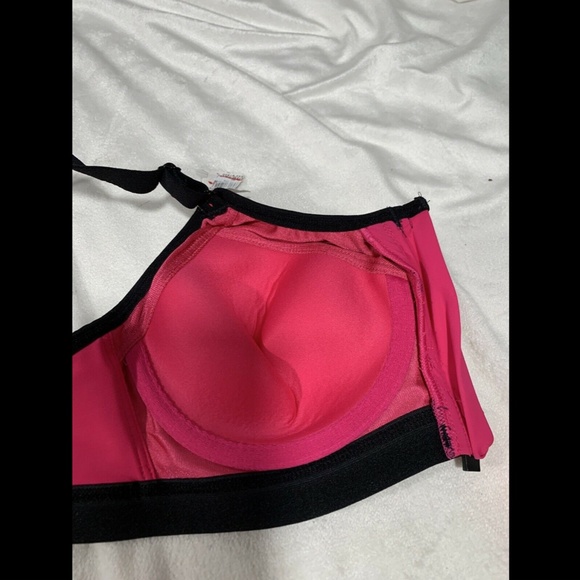 NEW Wacaol Zip Front Underwire Sports Bra 30D Pink - Picture 11 of 12